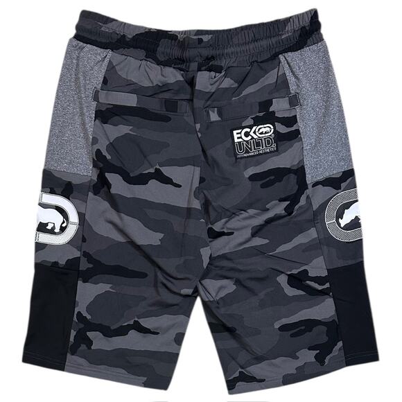 Ecko Unltd Men's Street Camo Activewear Shorts - Picture 3 of 3